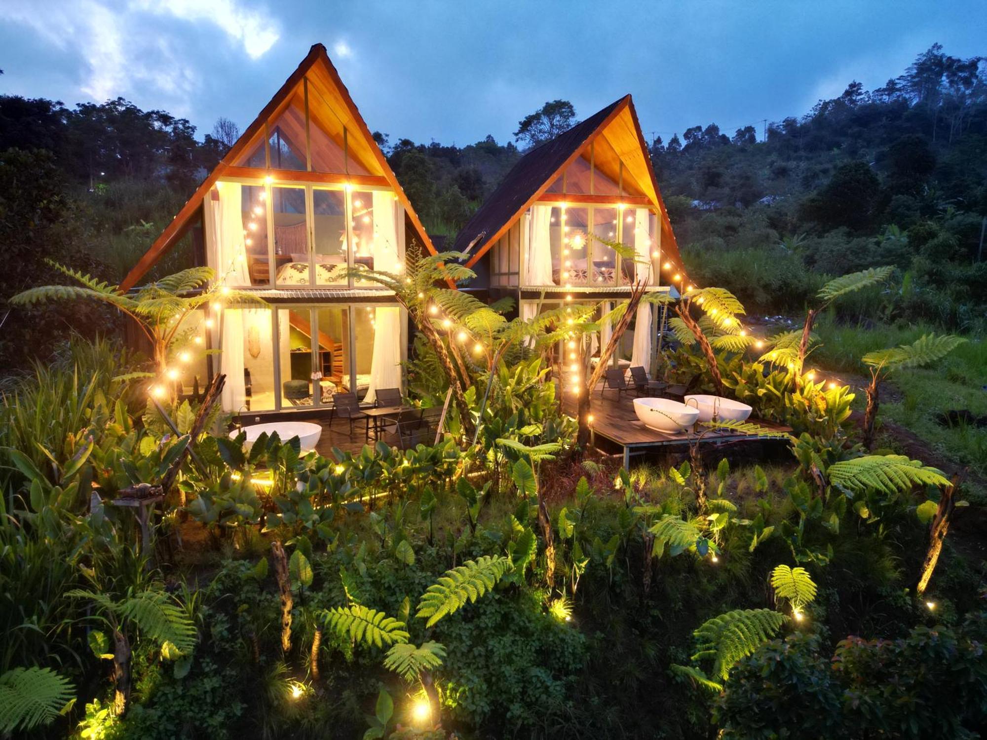 Black Wood Cabin Kintamani Dış mekan fotoğraf